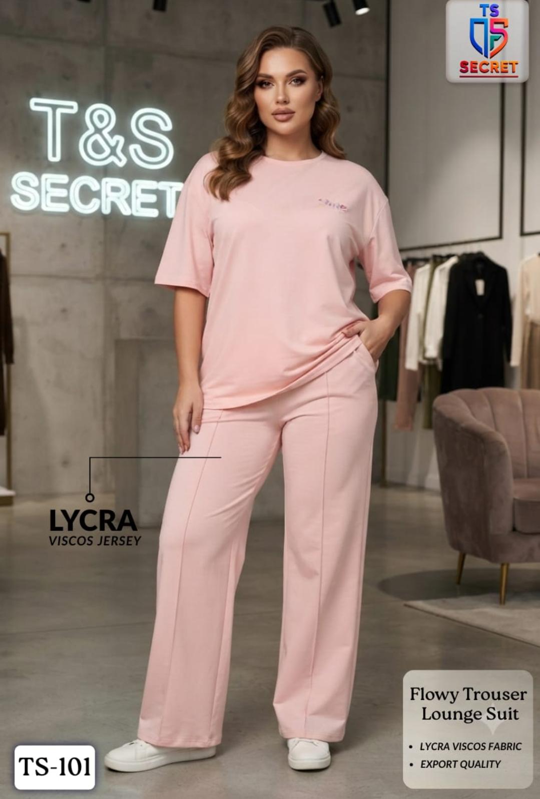 # TS-101 Premium Flowy Trouser Lounge Suit